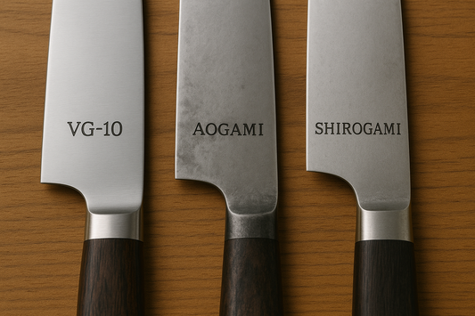 VG-10, Aogami, Shirogami – Melyik japán acél mit tud?