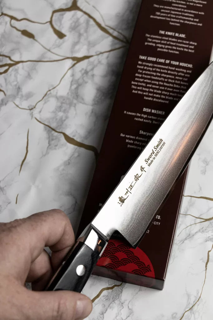 Satake Daichi Gyuto japán damaszk szakács és konyhakés 20 cm - Japán konyha