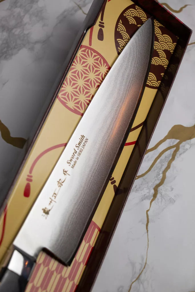 Satake Daichi Gyuto japán damaszk szakács és konyhakés 20 cm - Japán konyha
